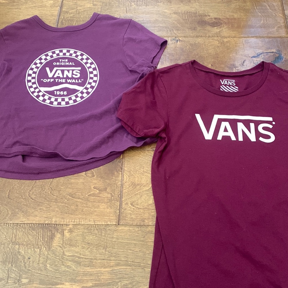 Bundle!! Two Vans tees